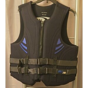 Jobe USCG Approved Type III PFD Neoprene Ski Vest Black Blue Adult XXL 3032